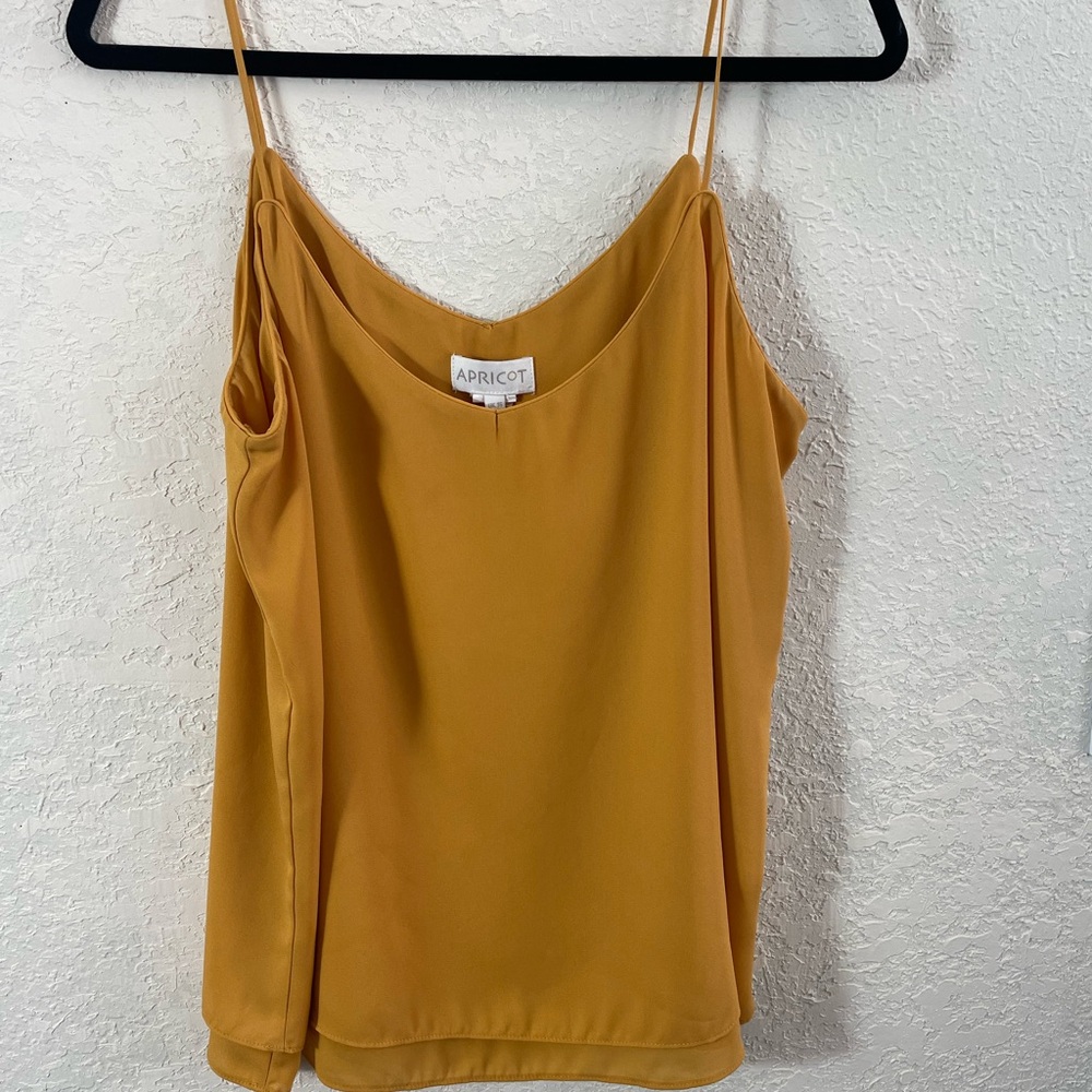 Apricot Brand Mustard Camisole NWT Sz US 12/UK 16